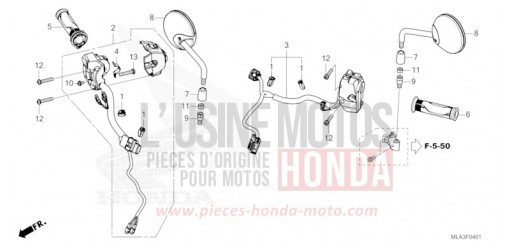 SCHALTERGRIFF/SPIEGEL (CMX1100D/D2) CMX1100D2P de 2023